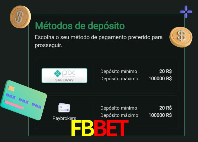 O cassino FBBet oferece uma grande variedade de métodos de pagamento